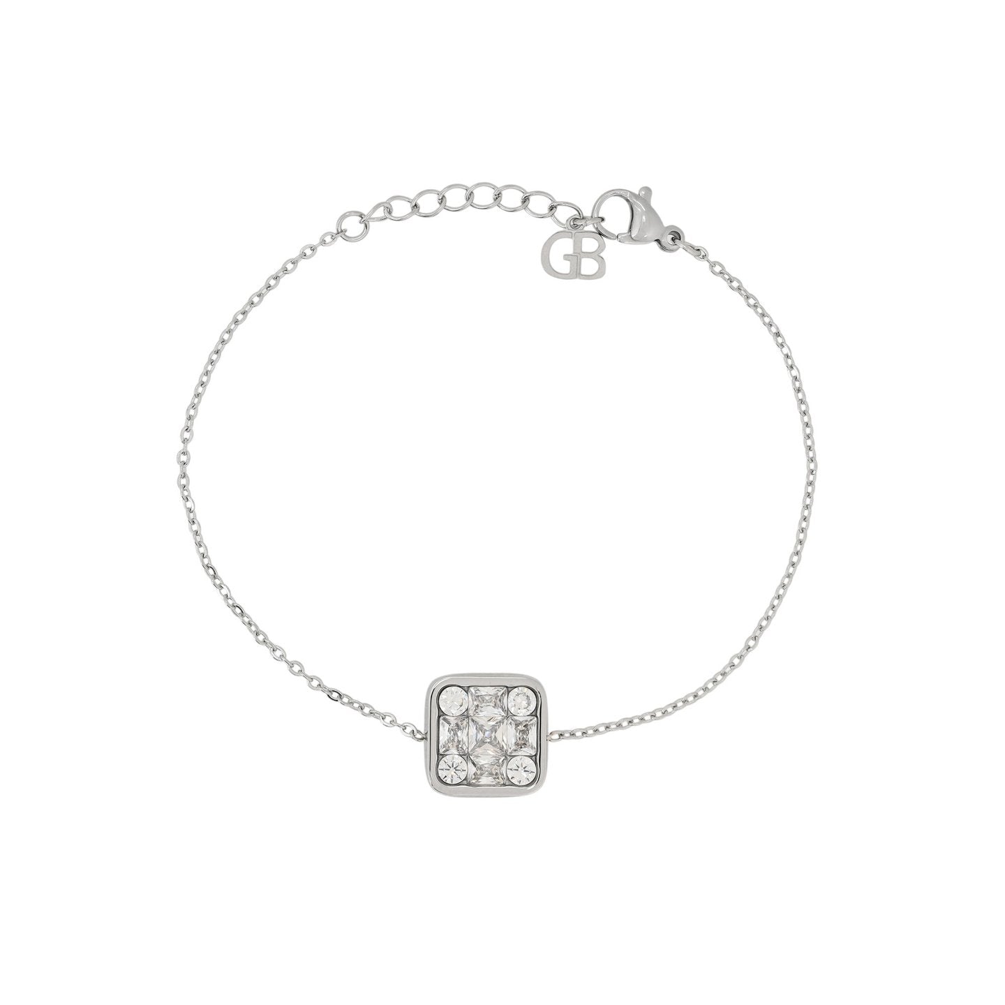 Bracelet Alba en acier géométrique