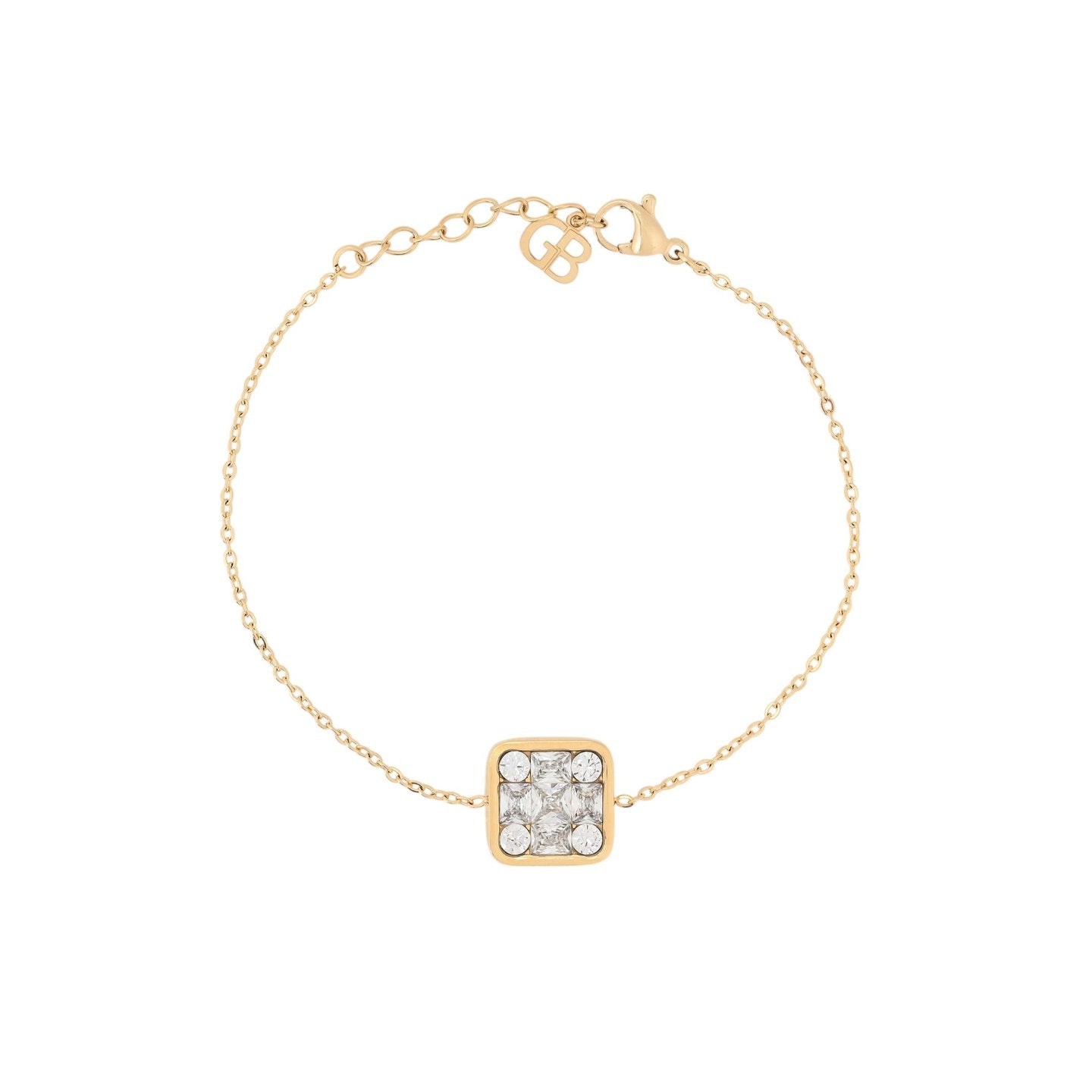 Bracelet Alba en acier géométrique