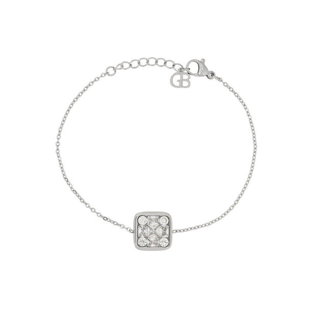 Bracelet Alba en acier géométrique