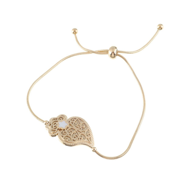Bracelet réglable acier coração de viana étoile Aria