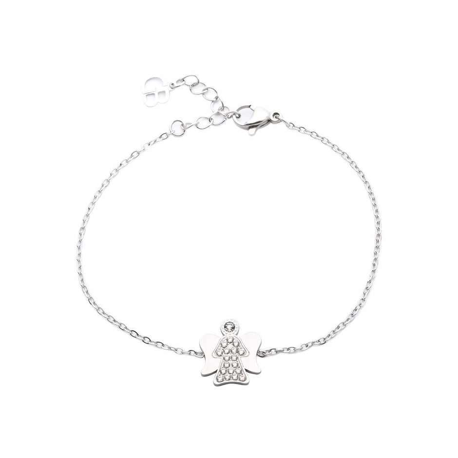 Bracelet Alba en acier ange brillants