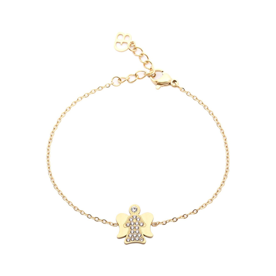 Bracelet Alba en acier ange brillants