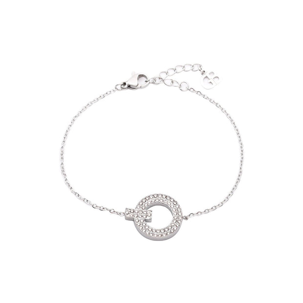 Bracelet Alba en acier avec cercle