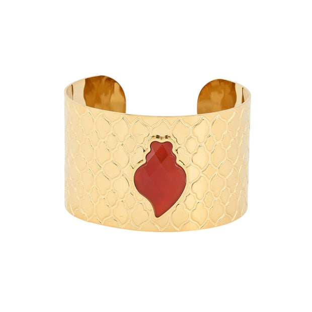 Bracelet rigide acier coração viana Aria