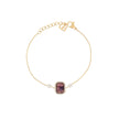 Bracelet Alba en acier pierre naturelle rectangle