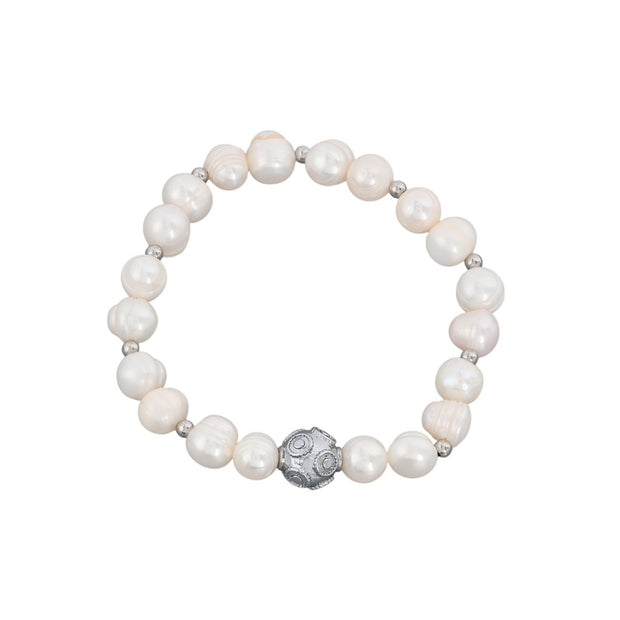 Bracelet perles en plaqué or bola de viana Aria
