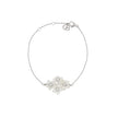 Bracelet en acier nacre fleur Luna