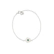 Bracelet en acier nacre fleur Luna
