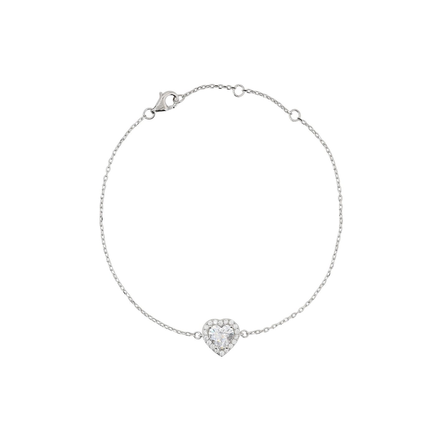 Bracelet Iris S925 coeur transparent
