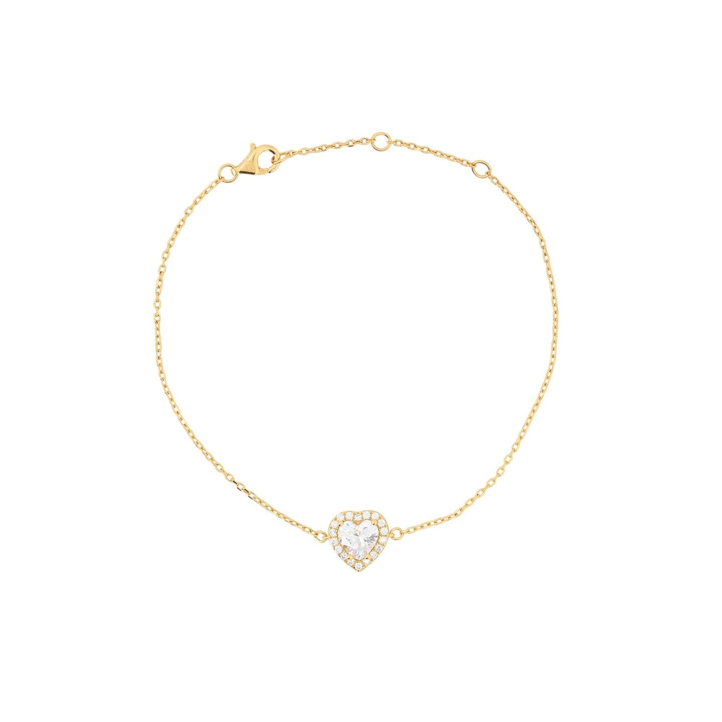 Bracelet Iris S925 coeur transparent