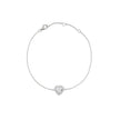 Bracelet Iris S925 coeur transparent