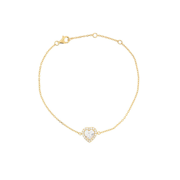 Bracelet Iris S925 coeur transparent