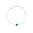 Bracelet Iris S925 coeur vert