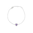 Bracelet Iris S925 cœur lilas