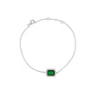 Bracelet Iris S925 rectangulaire vert