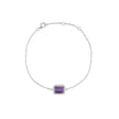 Bracelet Iris S925 rectangulaire lilas