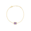 Bracelet Iris S925 rectangulaire lilas