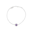 Bracelet Iris rond lilas