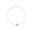 Bracelet Iris rond bleu