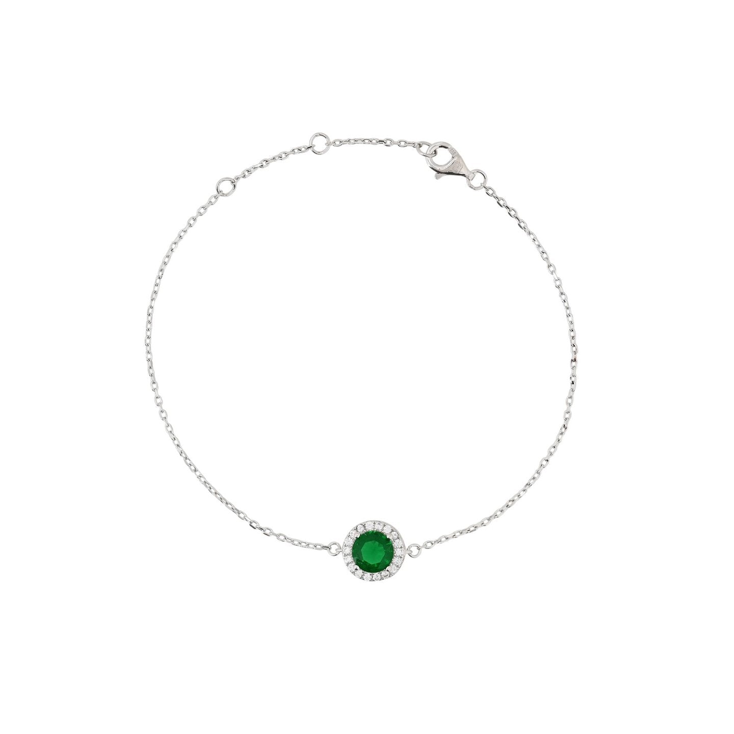 Bracelet Iris rond vert