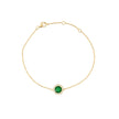 Bracelet Iris rond vert