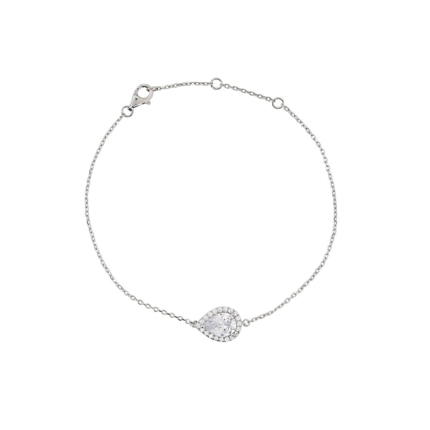 Bracelet Iris S925 ovale transparent