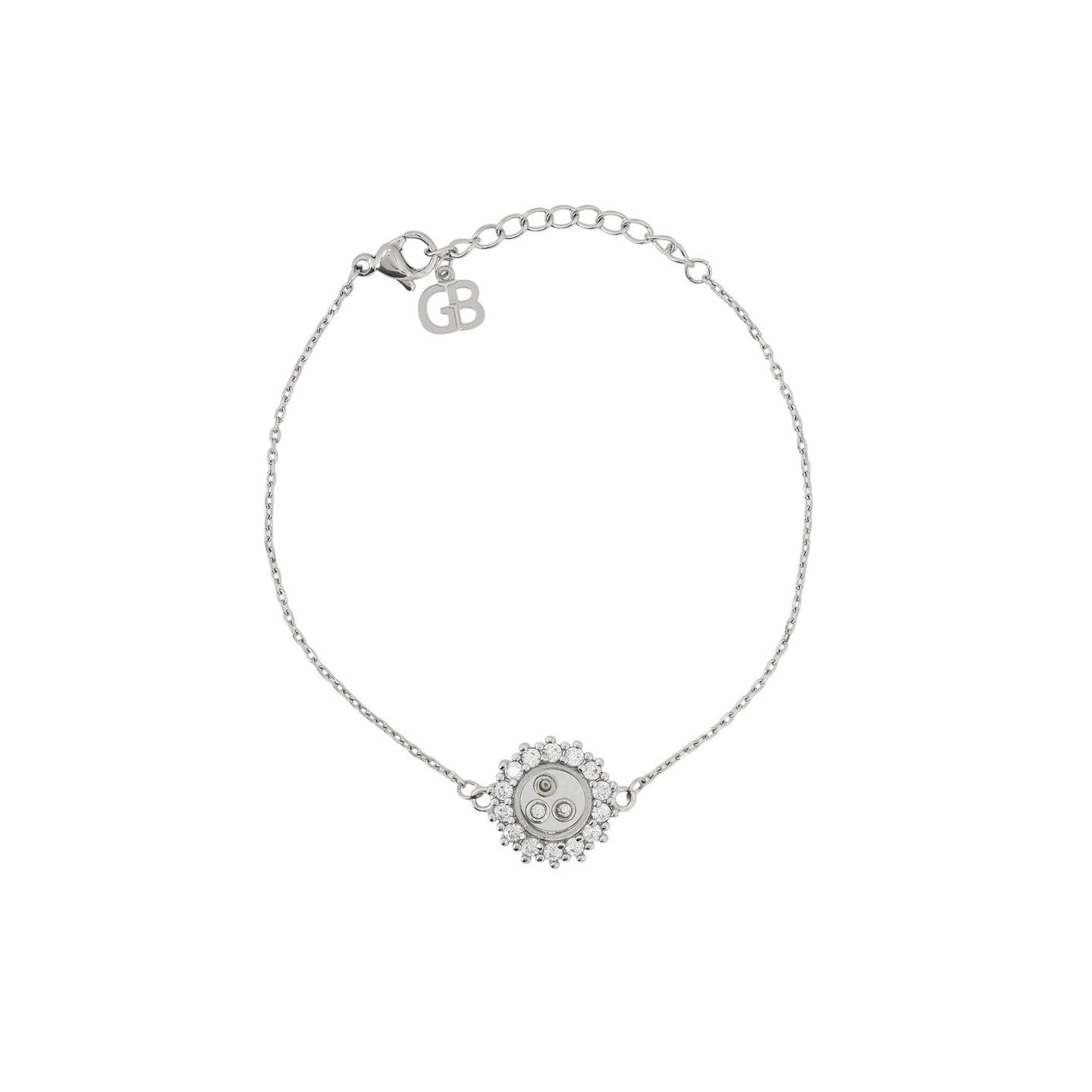 Bracelet semi précieuses rond irrégulier Luna