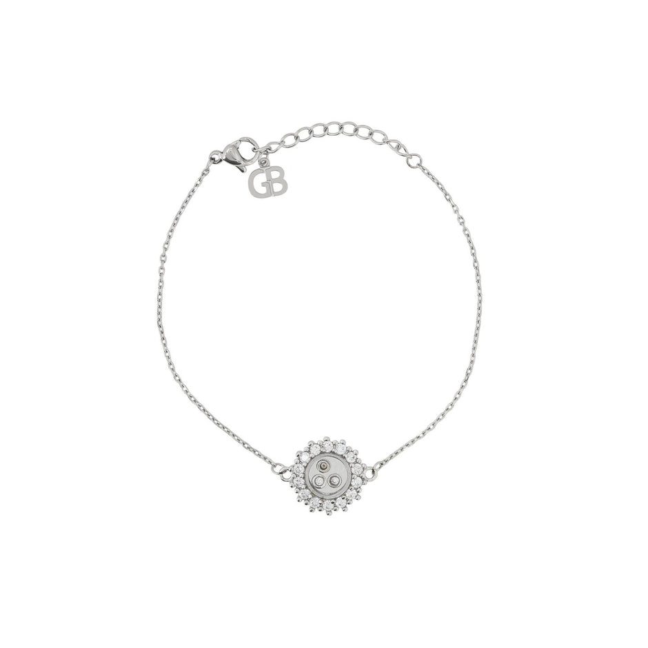 Bracelet semi précieuses rond irrégulier Luna