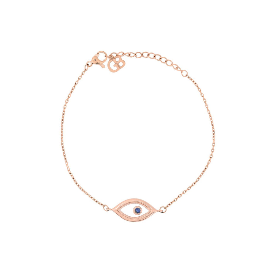 Bracelet semi précieuses oeil Luna