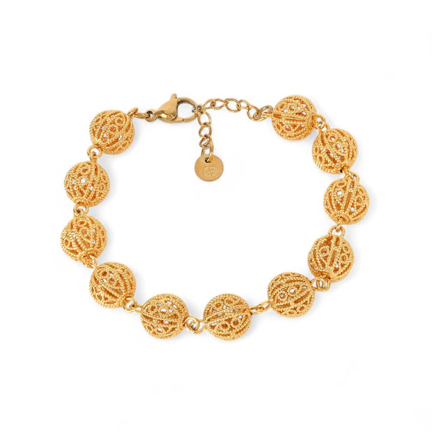 Bracelet semi précieuse bolas de viana 10mm Aria