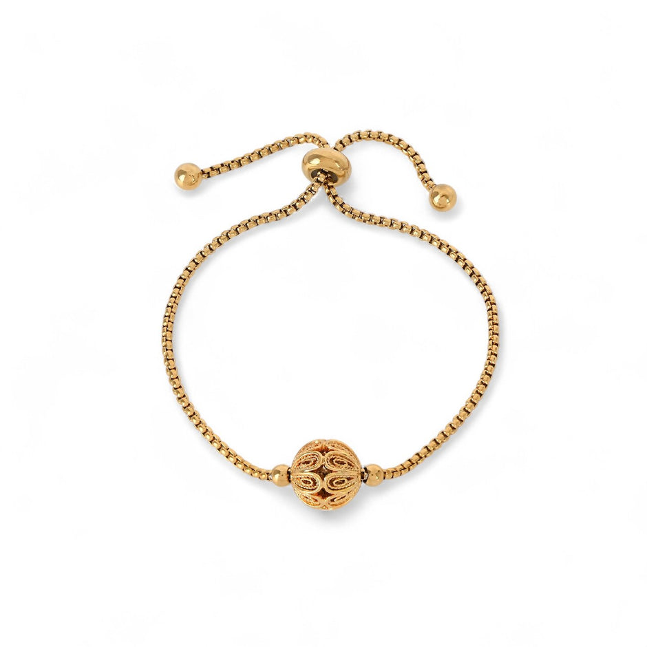Bracelet réglable semi-bijou en perles viana Aria