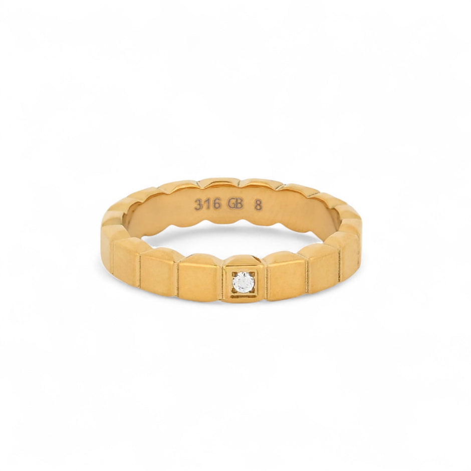 Bague Luna avec un zirconia  R3721-4MM