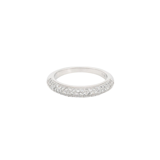 Bague luna avec zircons R2059