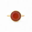 Bague alba avec pierre naturelle Rouge VR11-4