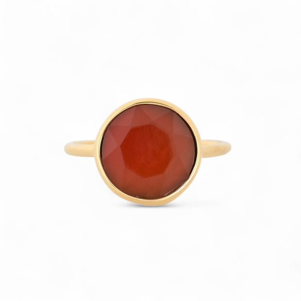 Bague alba avec pierre naturelle Rouge VR11-4