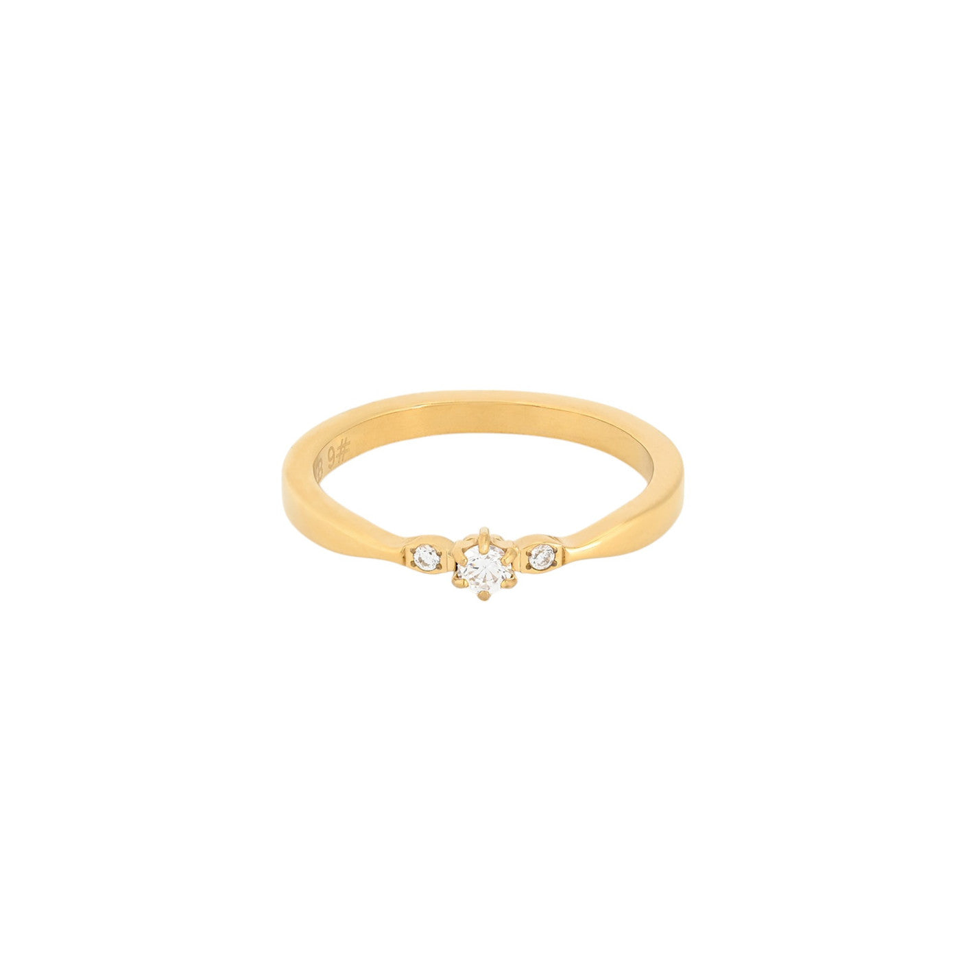 Bague alba avec zircons JZ7153