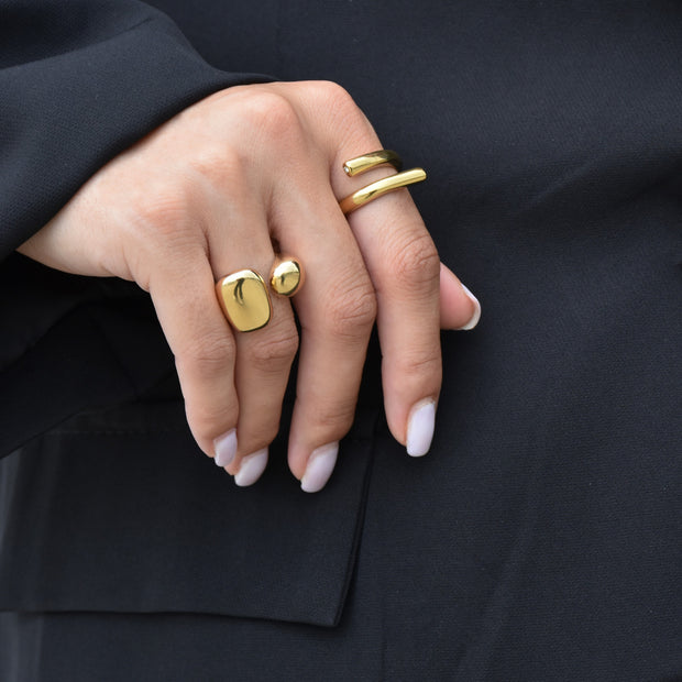 Bague alba avec zircons JZ7173