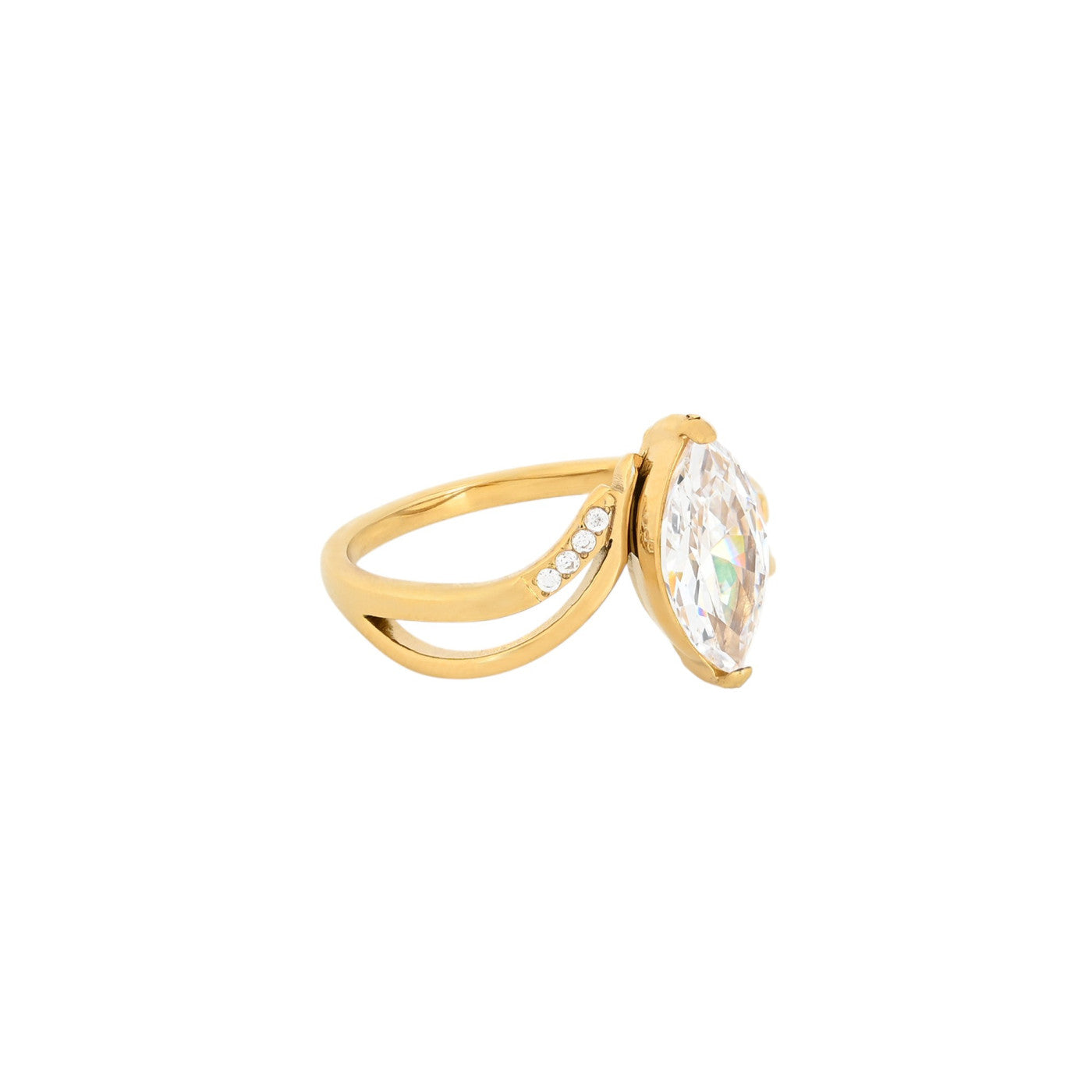 Bague alba avec zircons JZ6894