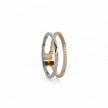 Bague alba deux alliances  JZ0479