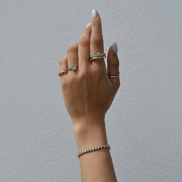 Bague Esmée avec deux cercles