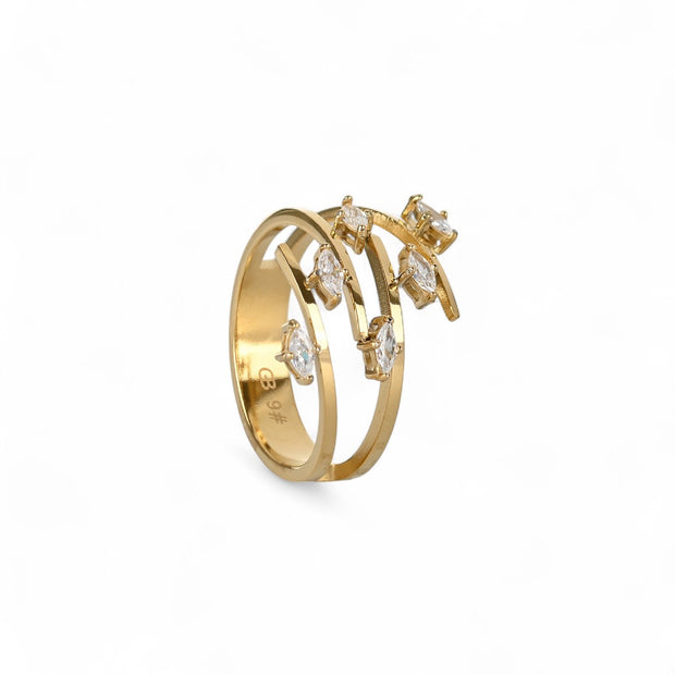 Bague Esmée avec zirconias