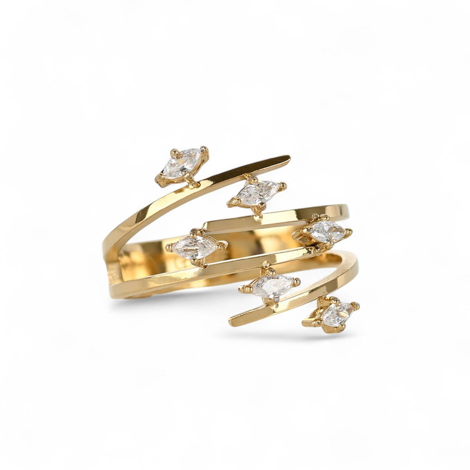 Bague Esmée avec zirconias