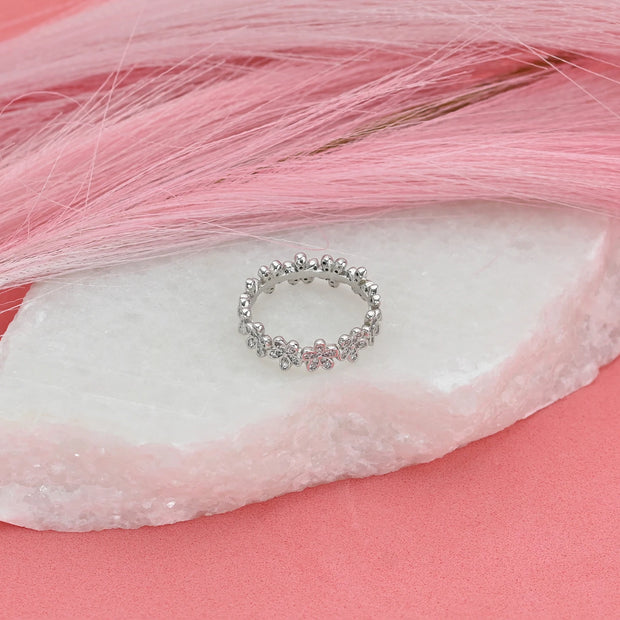 Bague Luna avec marguerites  R3558