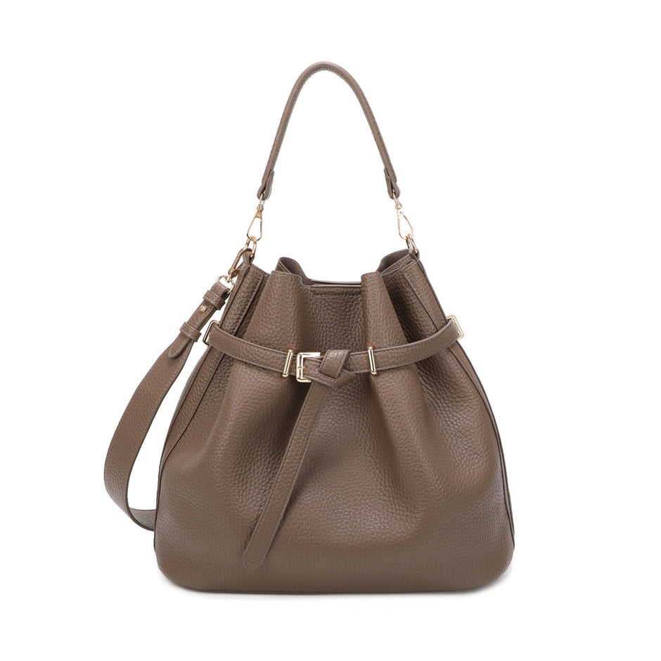 Bolso Shopper estilo caramelo