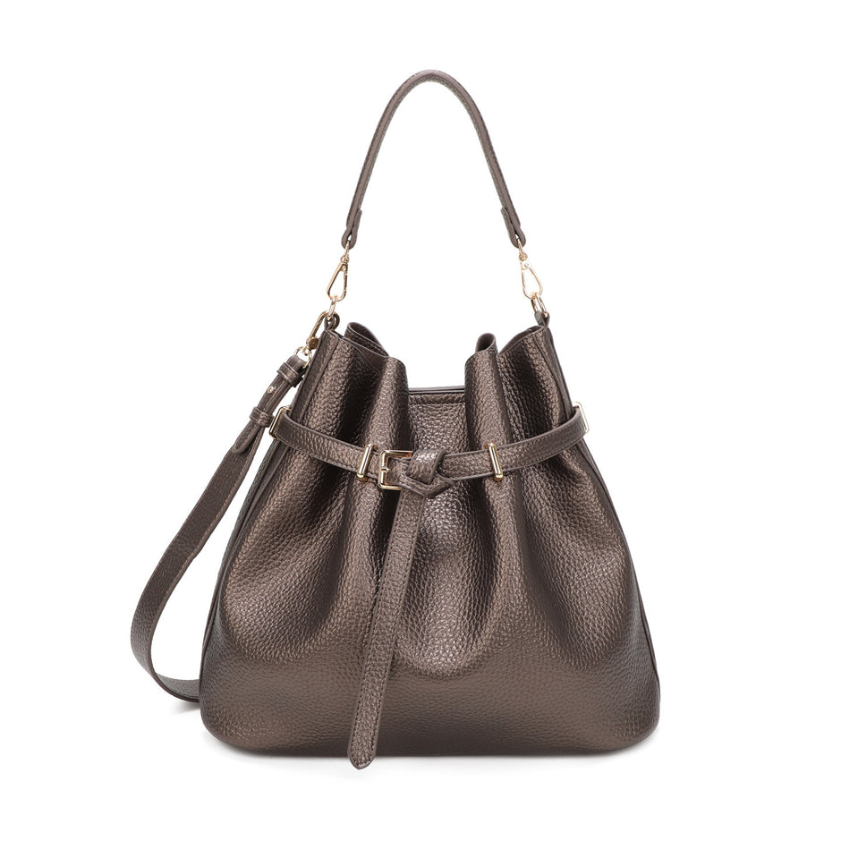 Bolso Shopper estilo caramelo