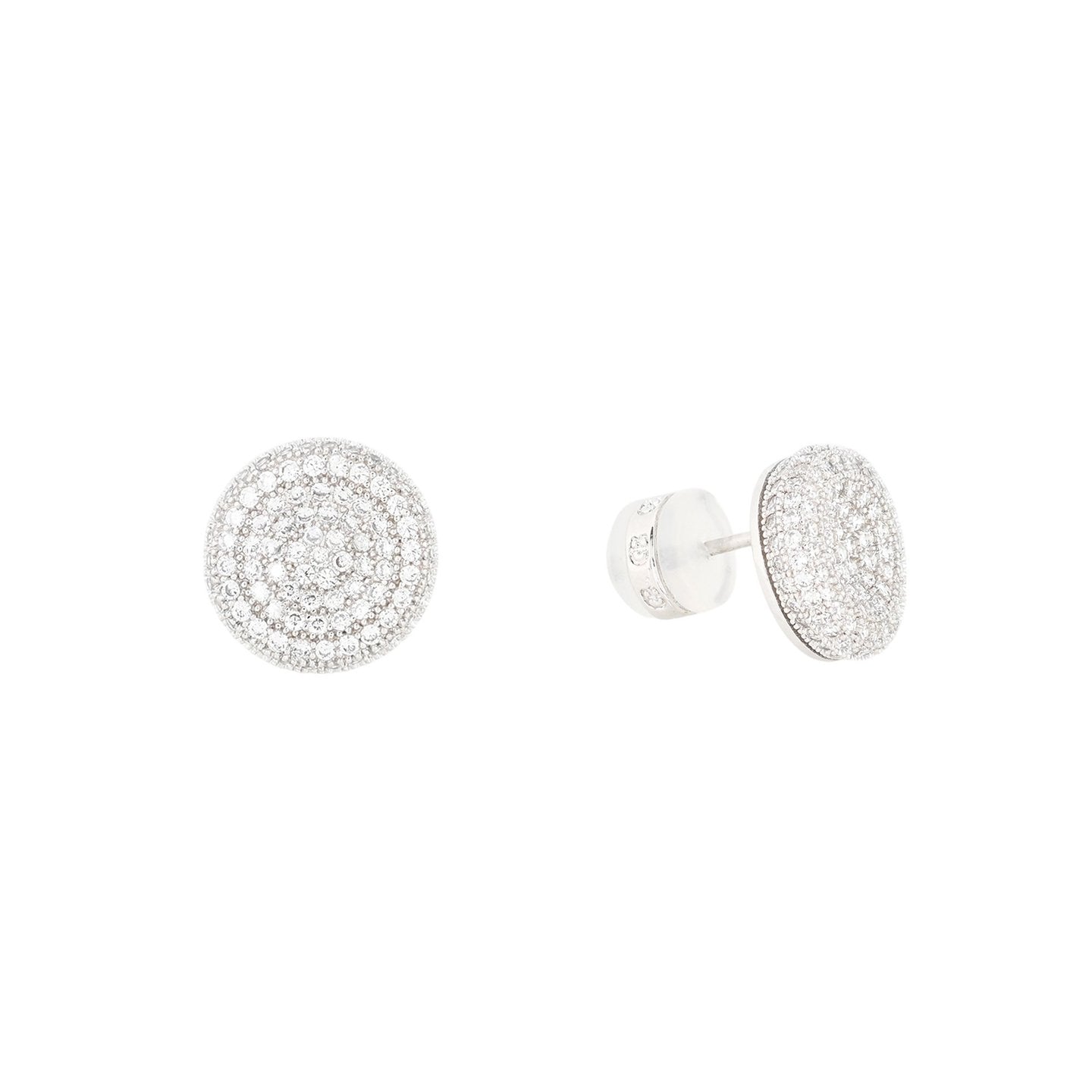 Boucles d'oreilles Luna avec zircons