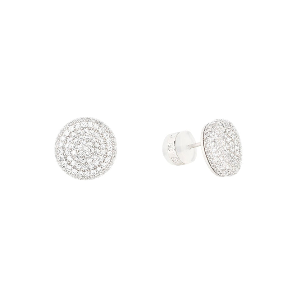 Boucles d'oreilles Luna avec zircons