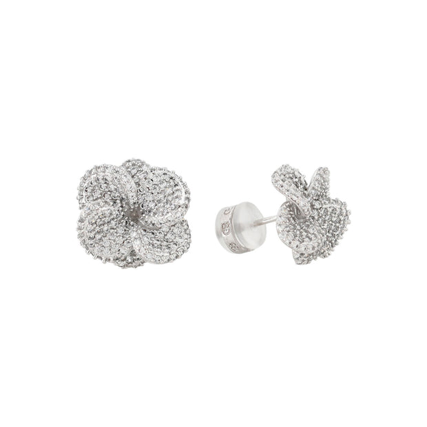 Boucles d'oreilles Luna Belle avec zircons