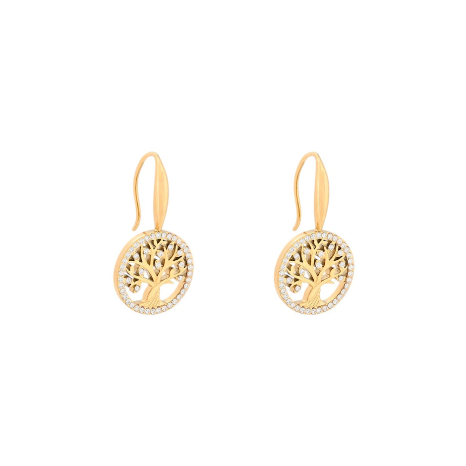 Boucles d'oreilles Alba arbre de vie