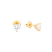 Boucles d'oreilles Alba cœur petit